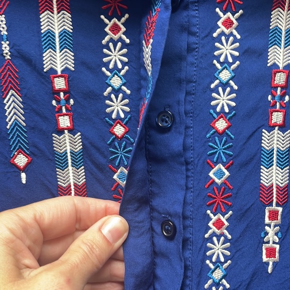 Wrangler Retro Button Up Blouse - Picture 4 of 8